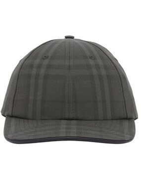 Burberry Charcoal Vintage Check Men's Baseball Cap